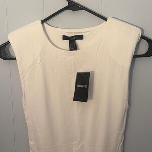 Forever 21 Elegant White Bodysuit
